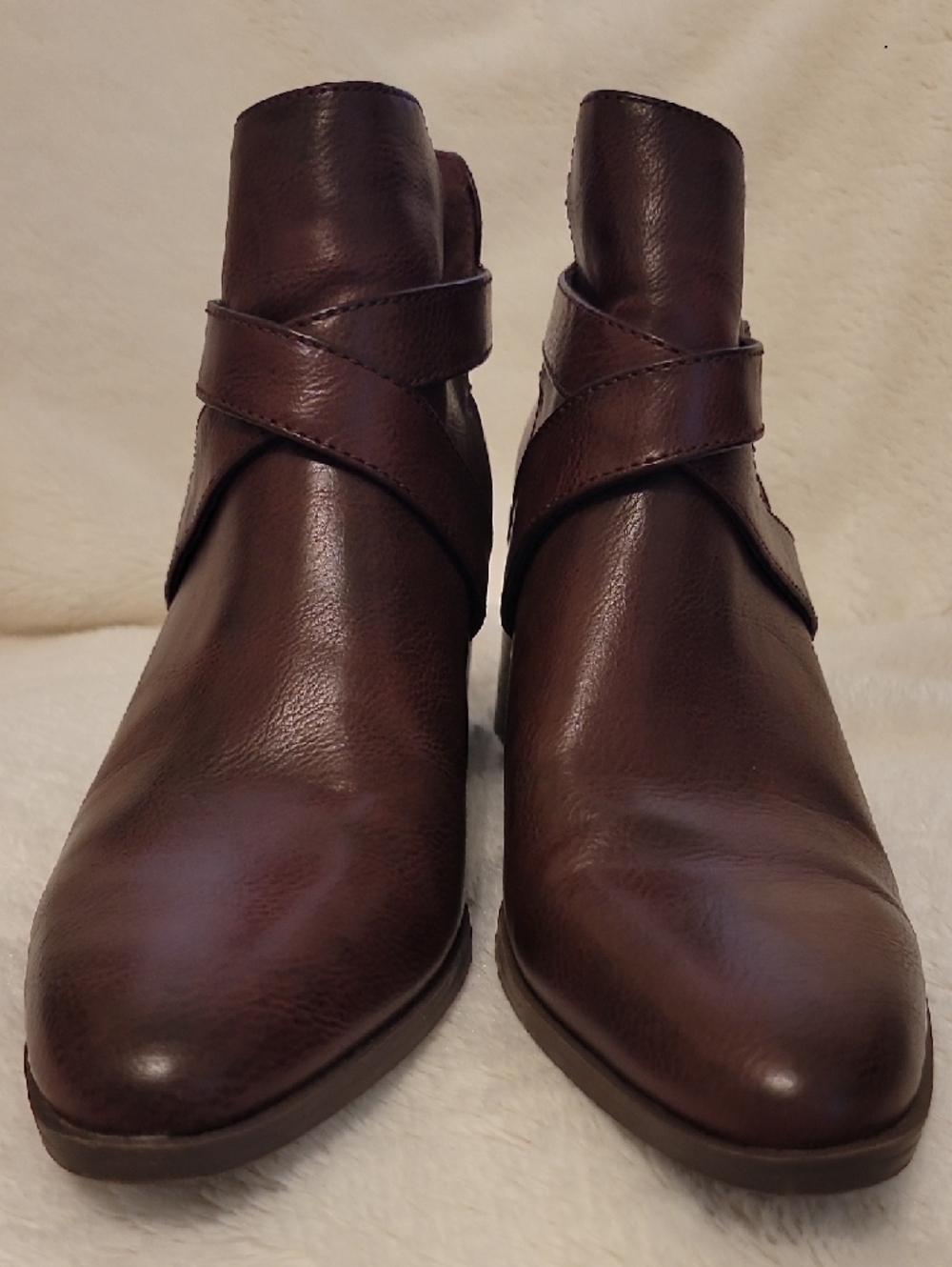 FRYE AND CO. Pointed Ankle Booties with Buckle Strap - Picture 4 of 8